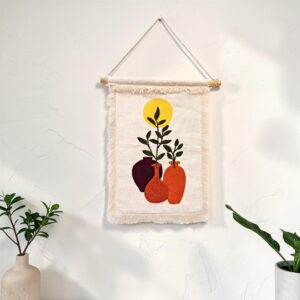 Abstract Botanical Boho Wall Tapestry