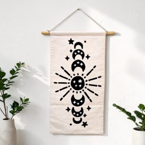 Celestial Phases Wall Tapestry