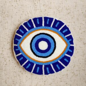 ELLA Guardian Eye Round Handmade Pillow Cover