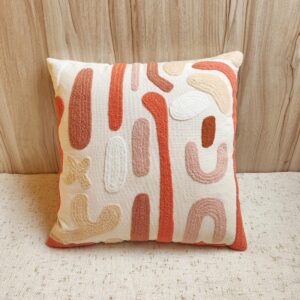 ABSTRA Boho Hand Embroidered Pillow Cover