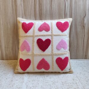 Monstera Crewel Embroidered Pillow Cover