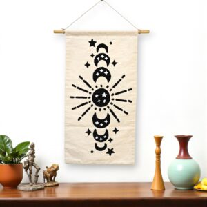 Celestial Phases Wall Tapestry