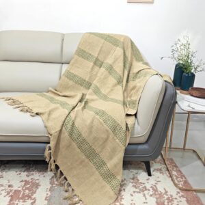 The Desert Stripes Hand Woven Cotton Throw