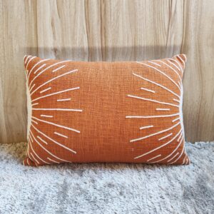 SUNSH Rust Orange Pillow Cover