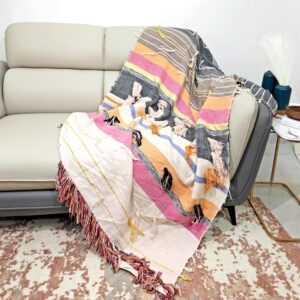 The Fiesta Texture Hand-Woven Cotton Throw