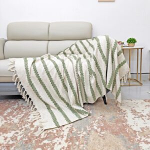 The "Moss Stitch" Textured Throw