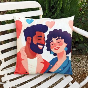 The "Affection" Printed Pillowcase - 16x16 Inch