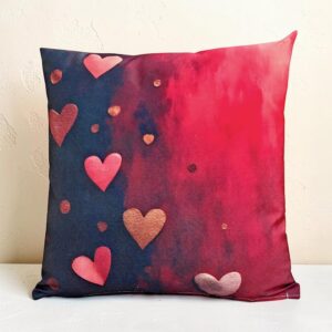 Happy Couple Printed Cushion – 16×16 Inch