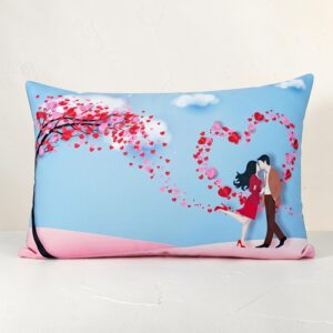 Heartfelt Connection Printed Cushion – 12×20 Inch