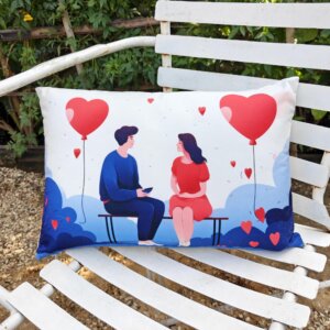 Romantic Moment Printed Cushion – 12×20 Inch