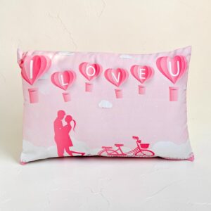 I LOVE U Printed Cushion – 12×20 Inch